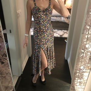 Veronica Beard Silk Midi Floral Dress Sz: 4